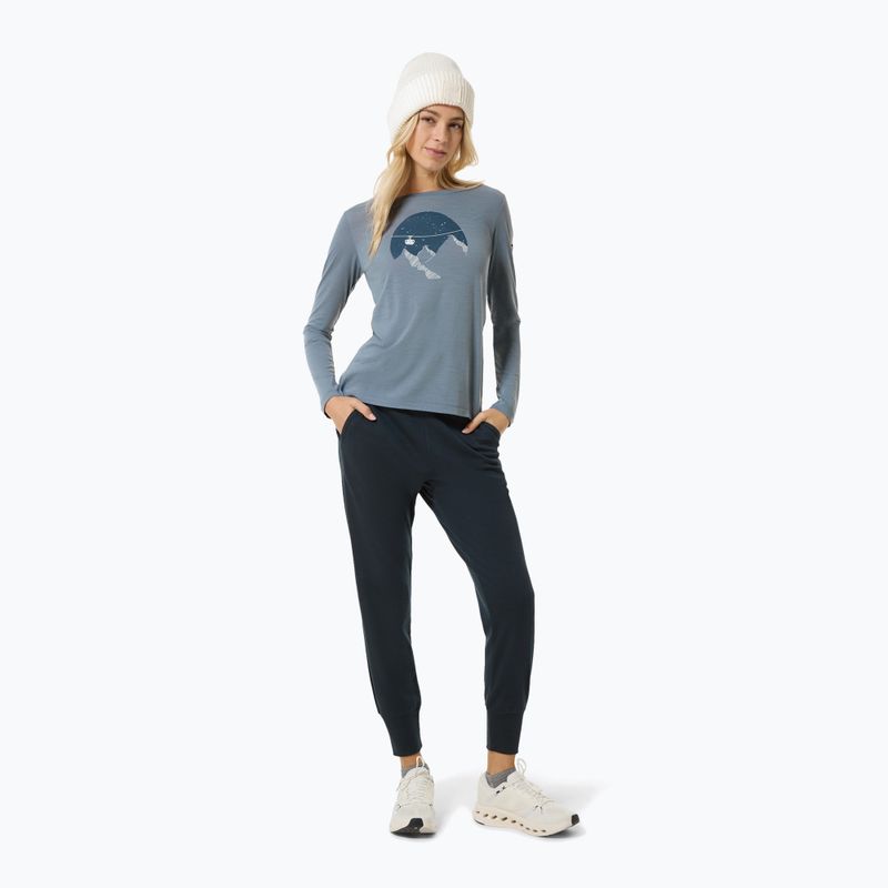 Longsleeve pentru femei Super.Natural Gondola flint stone/various 2