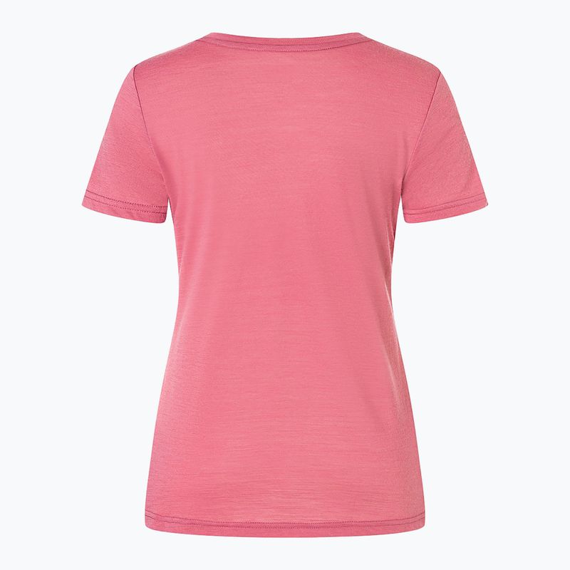 Tricou pentru femei super.natural Flower Boots Tee mauvewood/blueberry 5