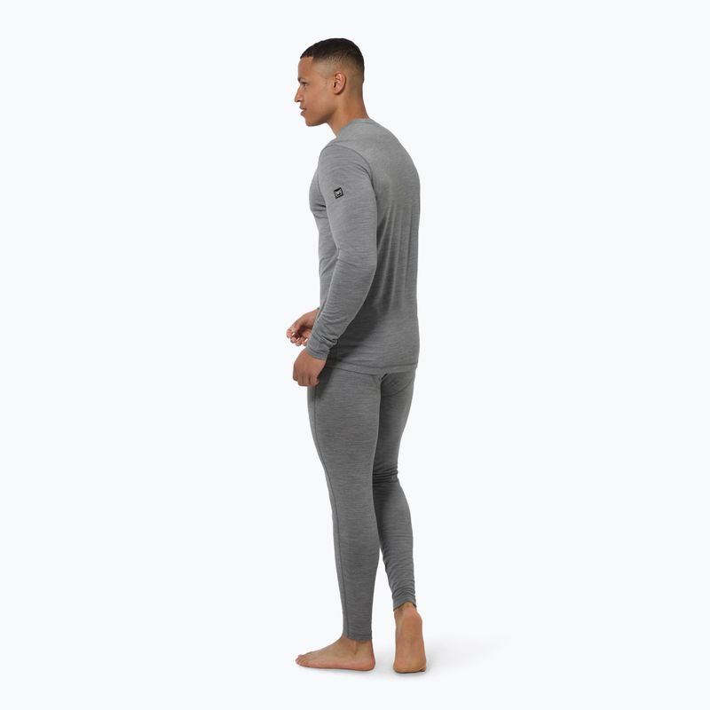 Bluză termică pentru bărbați Super.Natural Tundra 175 cashmere grey melange 3