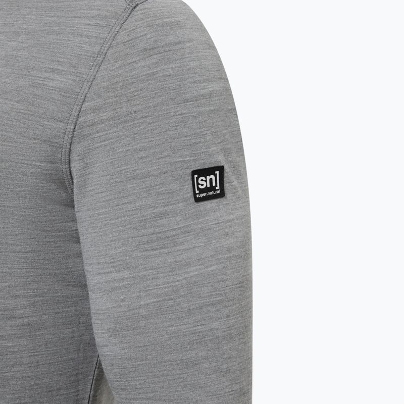 Bluză termică pentru bărbați Super.Natural Tundra 175 cashmere grey melange 4
