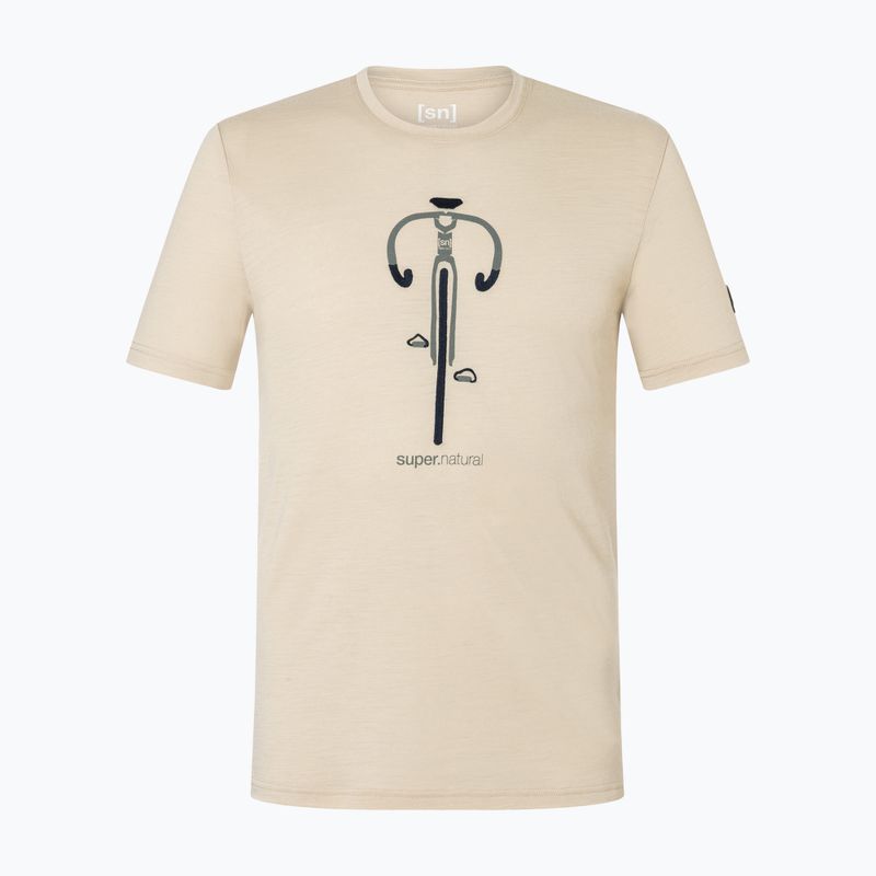 Tricou pentru bărbați super.natural Vintage Bike white pepper/eucalyptus/blueberry 4