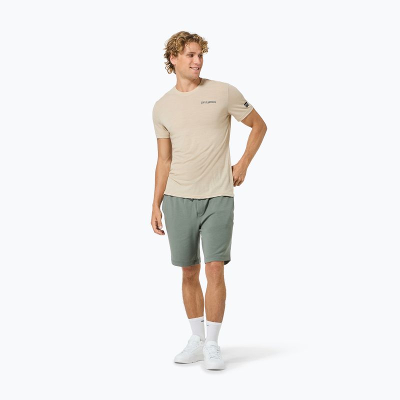 Tricou pentru bărbați super.natural Peak Lovers white pepper/eucalyptus 2