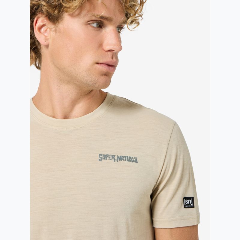 Tricou pentru bărbați super.natural Peak Lovers white pepper/eucalyptus 4