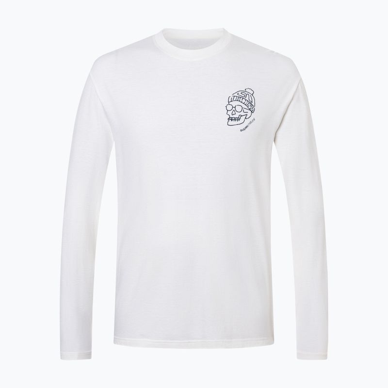 Longsleeve pentru bărbați super.natural Frosty Bio white/blueberry 4