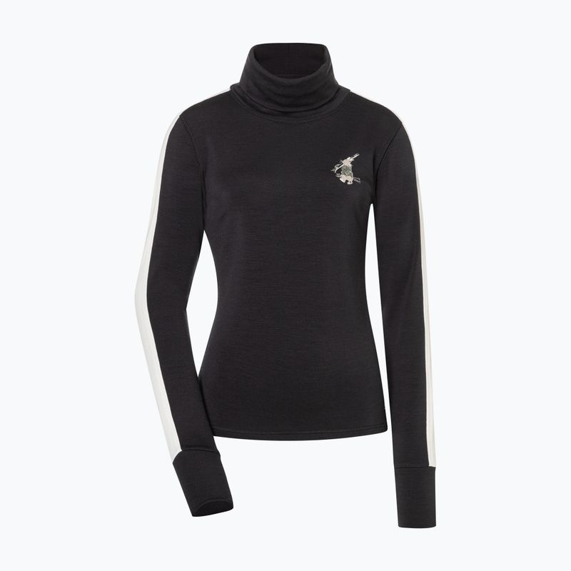 Pulover pentru femei super.natural Bunny Roll Neck jet black/f.white/various/eucalyptus gl 4