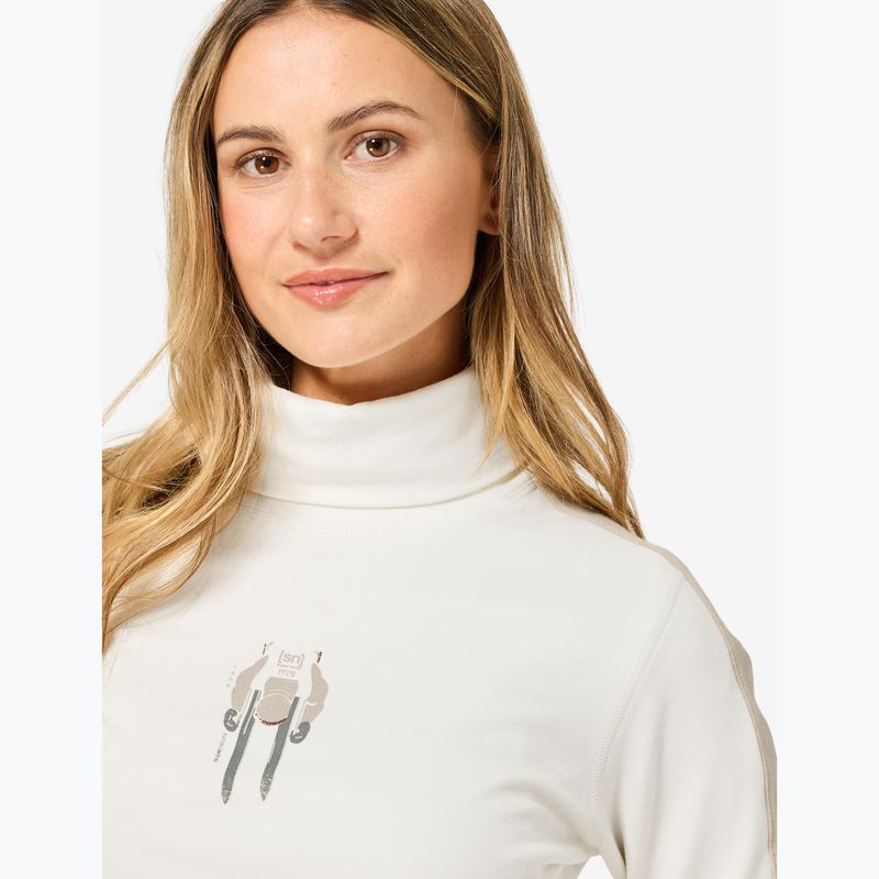 Pulover pentru femei Super.Natural Racing Team Roll Neck fresh white / w. pepper / various 3