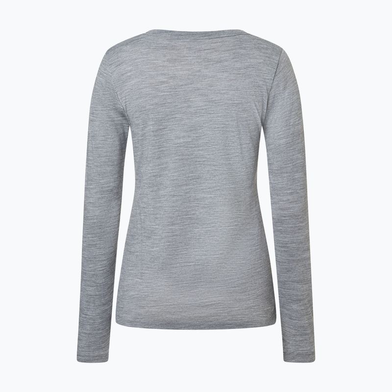 Longsleeve pentru femei super.natural Apres Ski cashmere grey melange/various 6