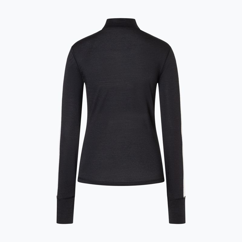 Longsleeve pentru femei super.natural KryTeeede Col T-Neck Light jet black/white/mountain trail gl/white 5