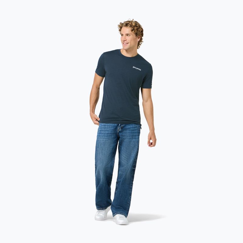 Tricou pentru bărbați super.natural Peak Lovers blueberry/vapor grey 2