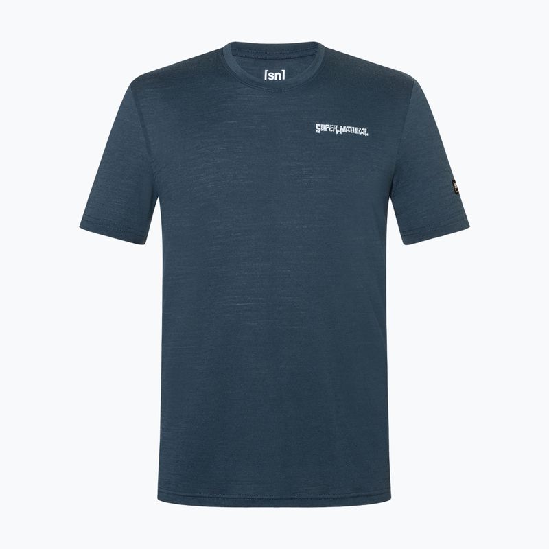 Tricou pentru bărbați super.natural Peak Lovers blueberry/vapor grey 5