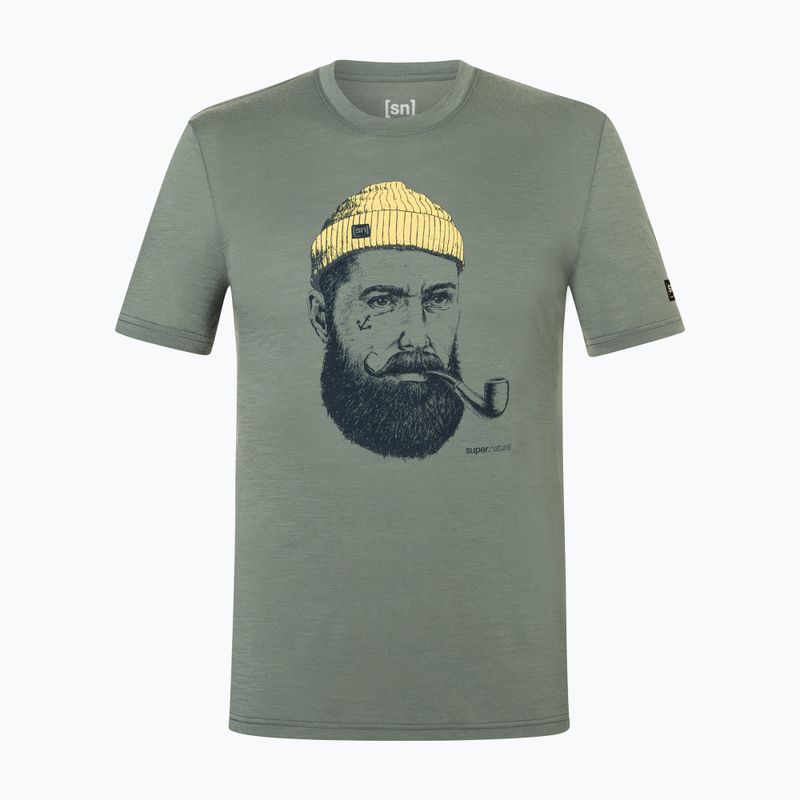 Tricou pentru bărbați Super.Natural Sailor Tee eucalyptus/blueberry/aspen gold 4