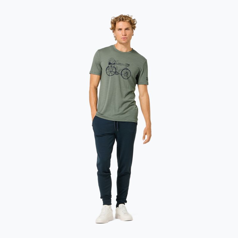 Tricou pentru bărbați Super.Natural Wander Wheel Tee eucalyptus/blueberry 2