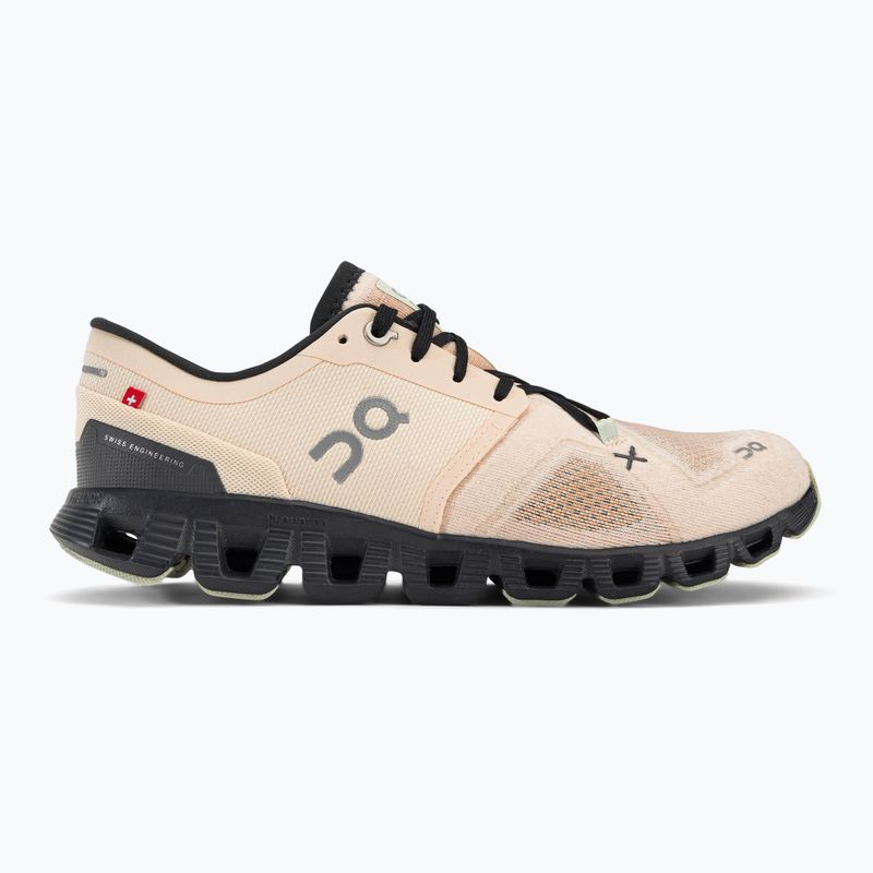 Pantofi de alergare pentru femei On Cloud X 3 bej 6098694 4
