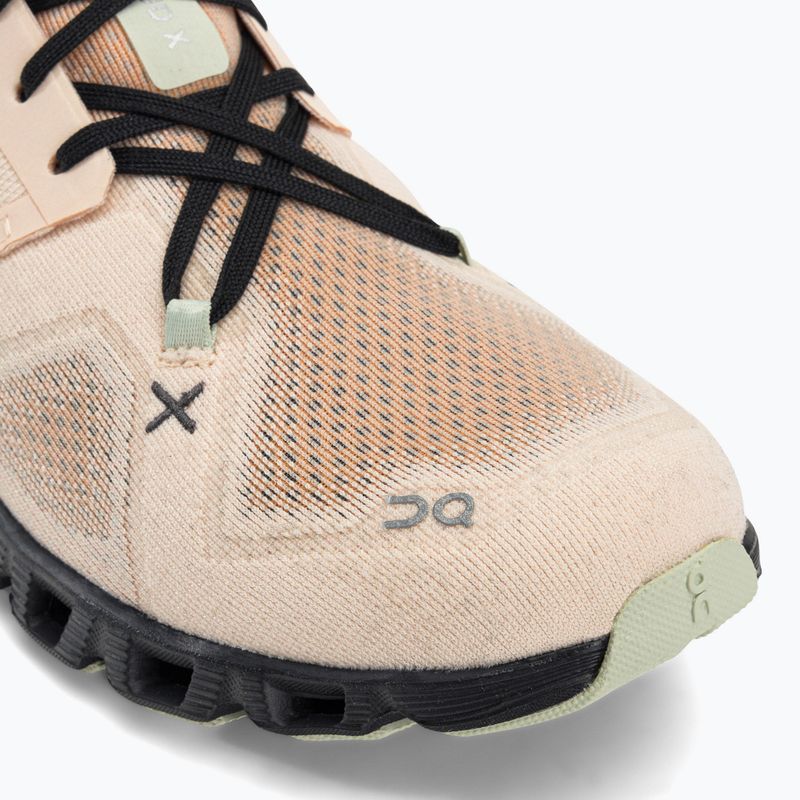 Pantofi de alergare pentru femei On Cloud X 3 bej 6098694 9