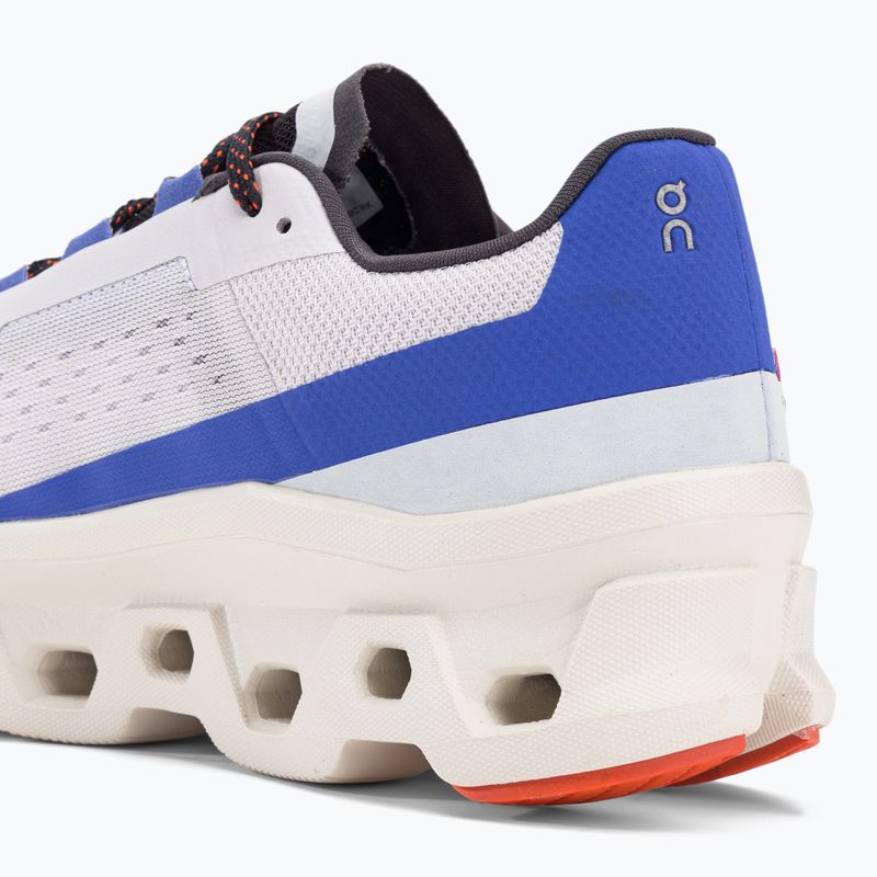 Pantofi de alergare pentru femei On Cloudmonster alb și albastru 6198648 11