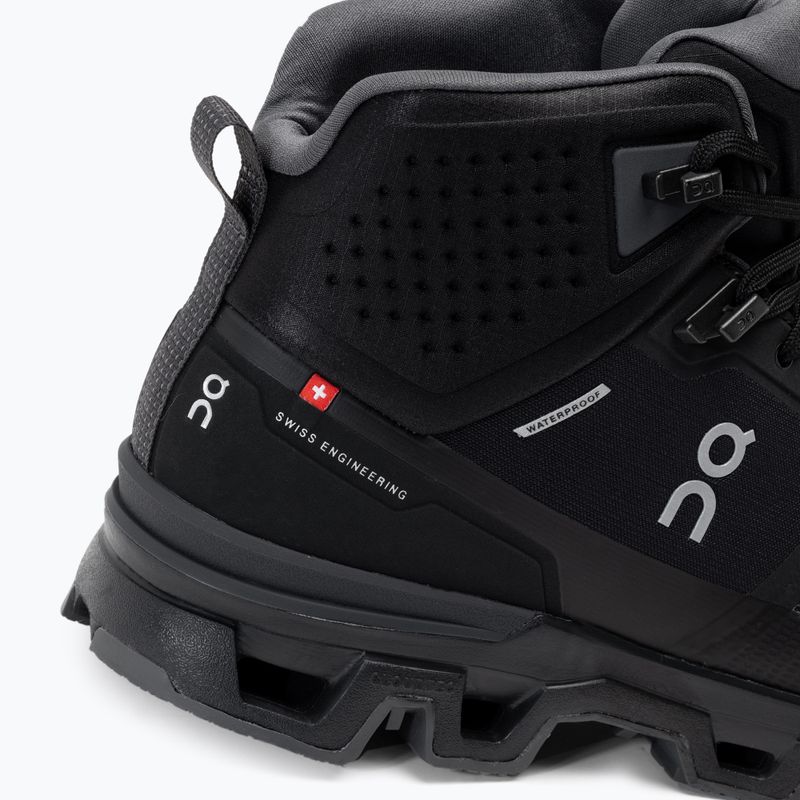 Pantofi de trekking pentru bărbați ON Cloudrock 2 Waterproof negru 6398613 8