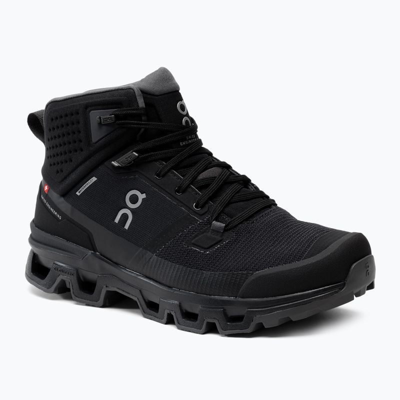 Pantofi de trekking pentru femei ON Cloudrock 2 Waterproof negru 6398609