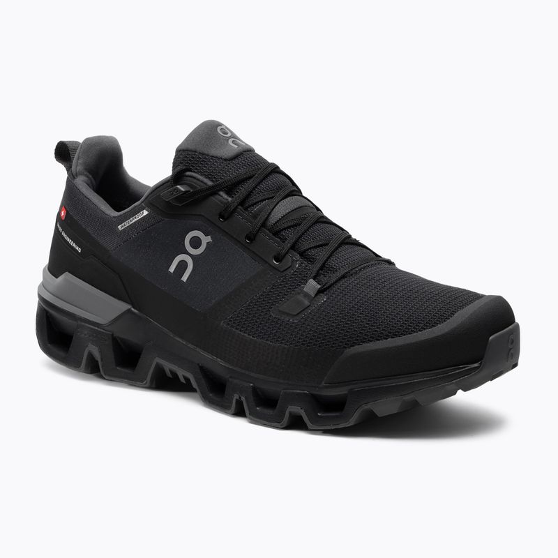 Cizme de trekking pentru bărbați On Cloudwander Waterproof negru/eclipsă 7398606