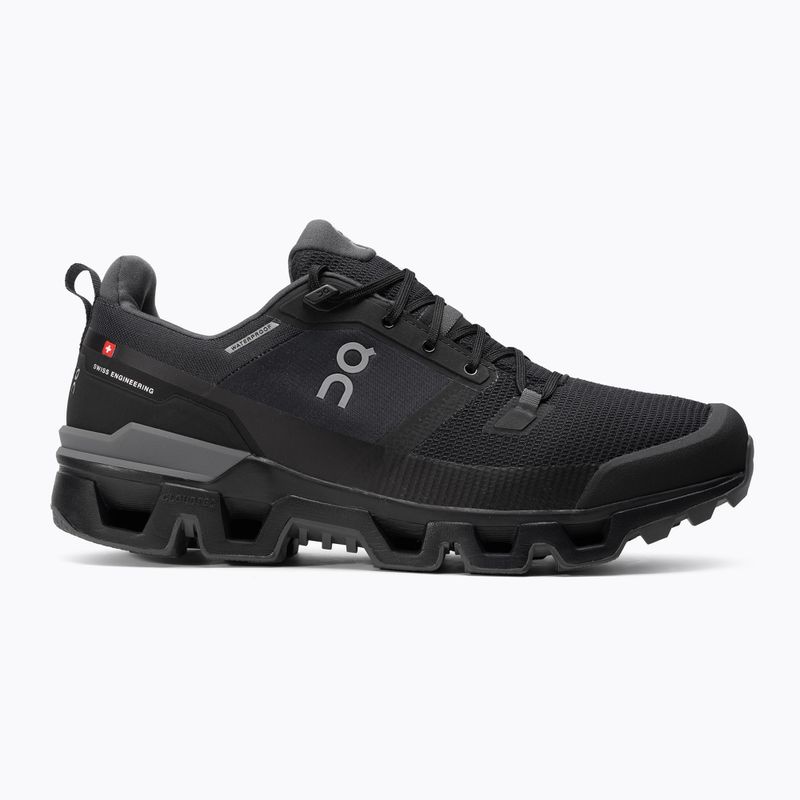 Cizme de trekking pentru bărbați On Cloudwander Waterproof negru/eclipsă 7398606 2