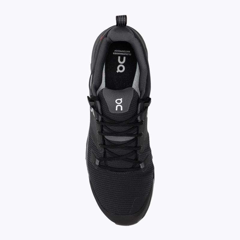 Cizme de trekking pentru bărbați On Cloudwander Waterproof negru/eclipsă 7398606 7