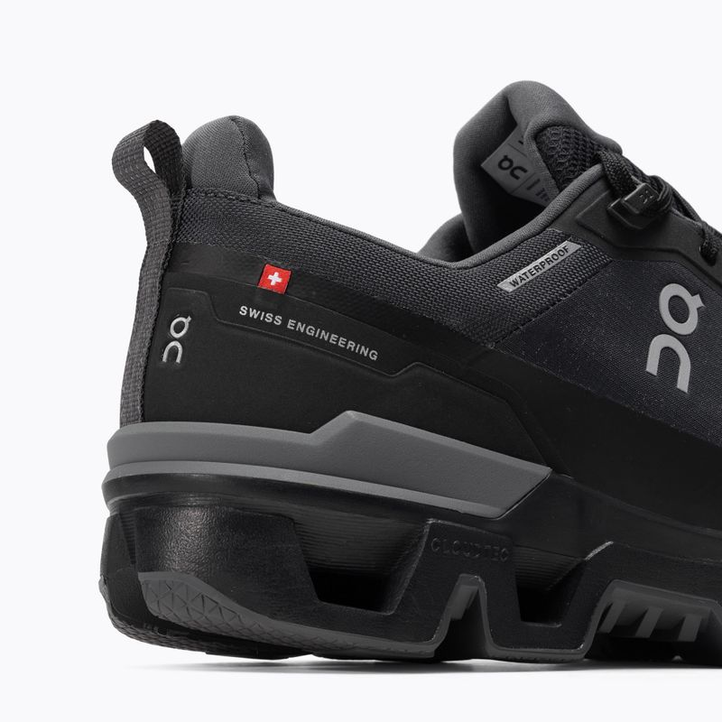 Cizme de trekking pentru bărbați On Cloudwander Waterproof negru/eclipsă 7398606 10