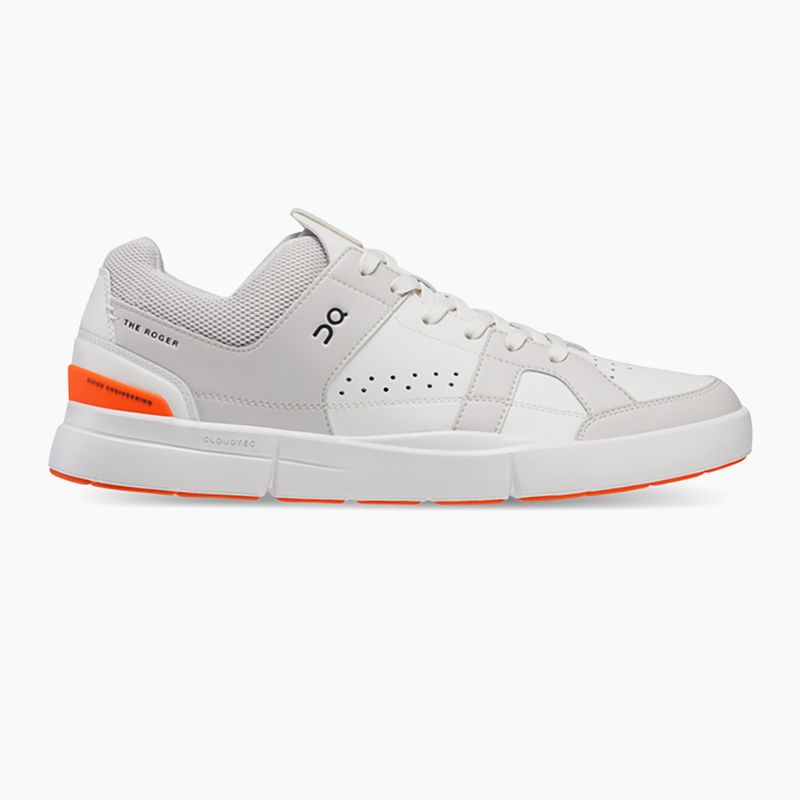 Pantofi de sport pentru bărbați ON The Roger Clubhouse Frost/Flame alb 4898507 11