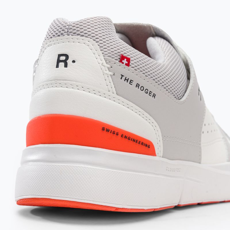 Pantofi de sport pentru bărbați ON The Roger Clubhouse Frost/Flame alb 4898507 8