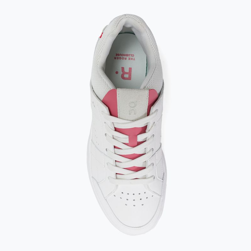 Pantofi de sport pentru femei ON The Roger Clubhouse White/Rosewood 4898505 6