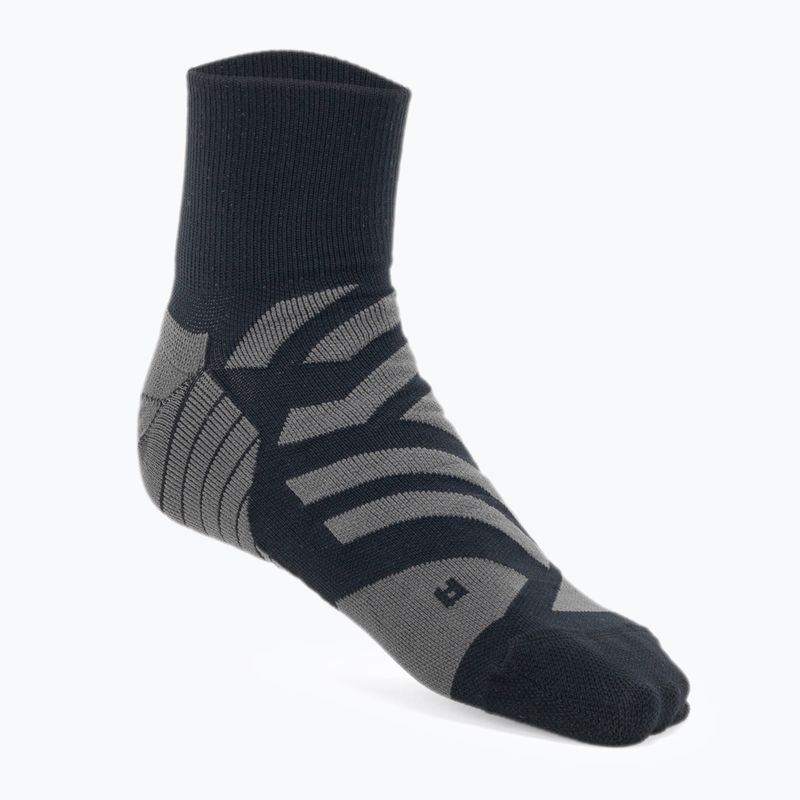 Șosete de alergat pentru bărbați On Performance Mid black/shadow 3