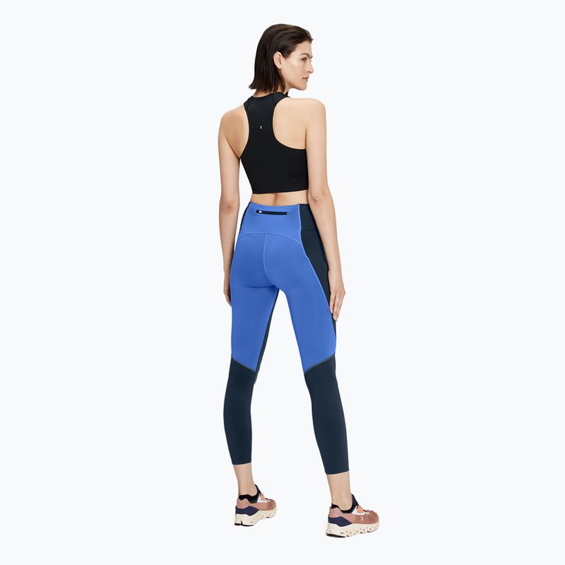 Colanți pentru femei On Performance 7/8 navy/cobalt 3