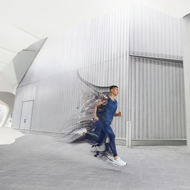 Încălțăminte de alergare pentru bărbați On Cloudsurfer white/frost 9