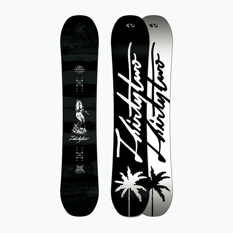 Placă de snowboard pentru bărbați ThirtyTwo Permanent Vacation Carbon black