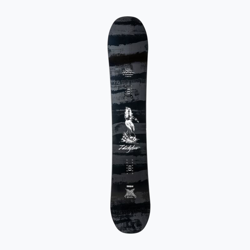 Placă de snowboard pentru bărbați ThirtyTwo Permanent Vacation Carbon black 2