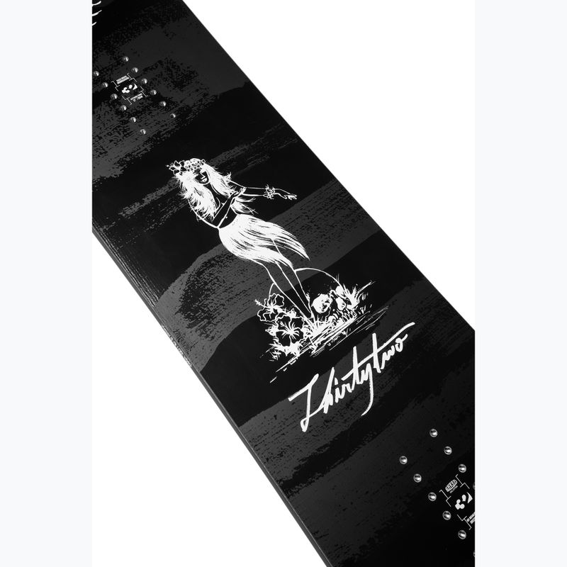 Placă de snowboard pentru bărbați ThirtyTwo Permanent Vacation Carbon black 5