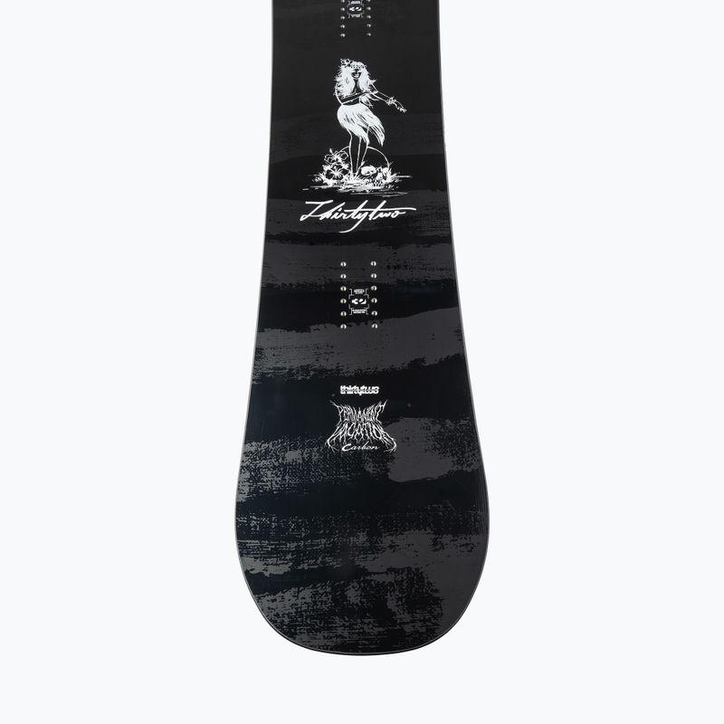 Placă de snowboard pentru bărbați ThirtyTwo Permanent Vacation Carbon black 6