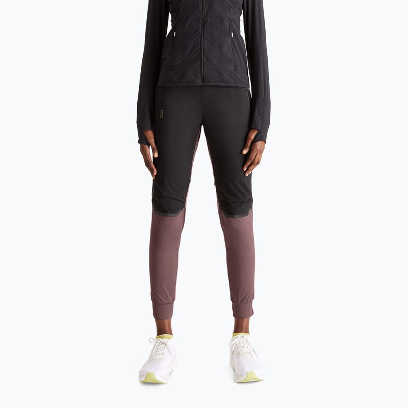 Pantaloni de alergat pentru femei On grape/black
