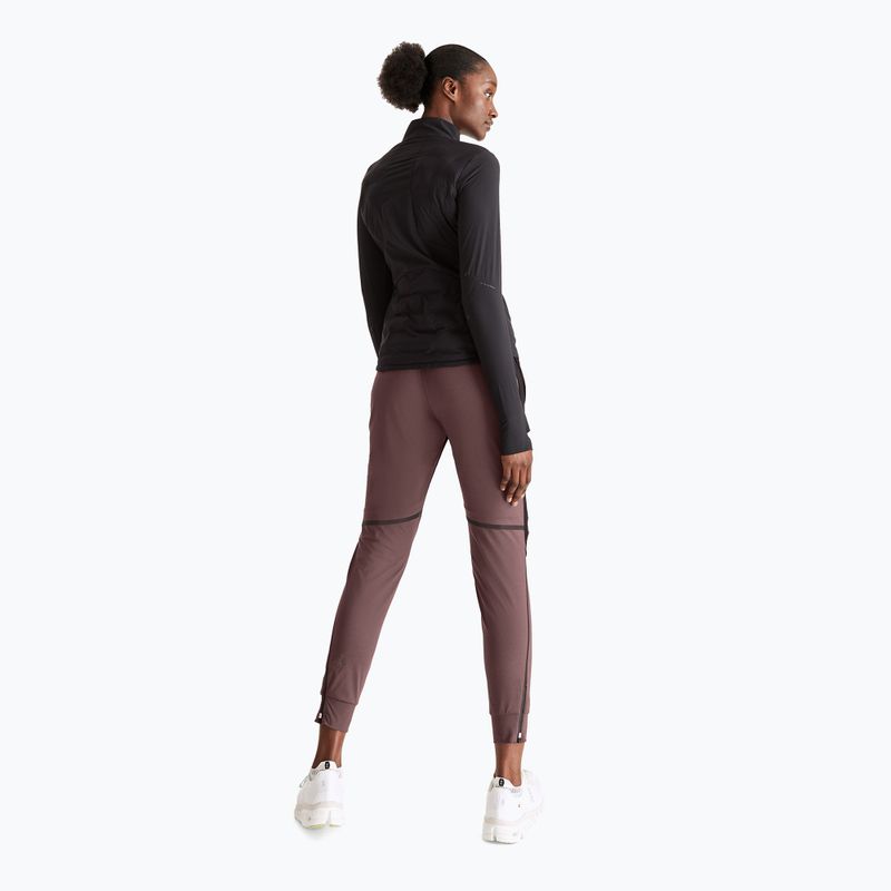 Pantaloni de alergat pentru femei On grape/black 2