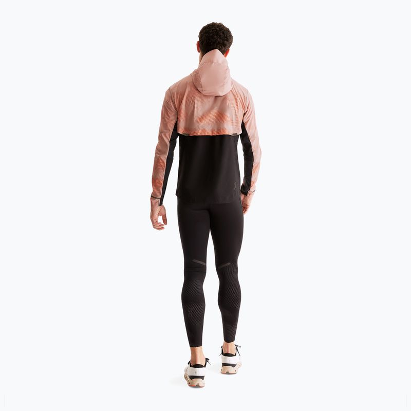 Geacă de alergat pentru bărbați On Running Weather Lumos woodrose/black 2