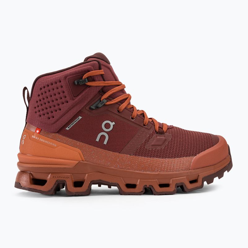 Încălțăminte de trekking pentru femei On Running Cloudrock 2 Waterproof beet/auburn 2