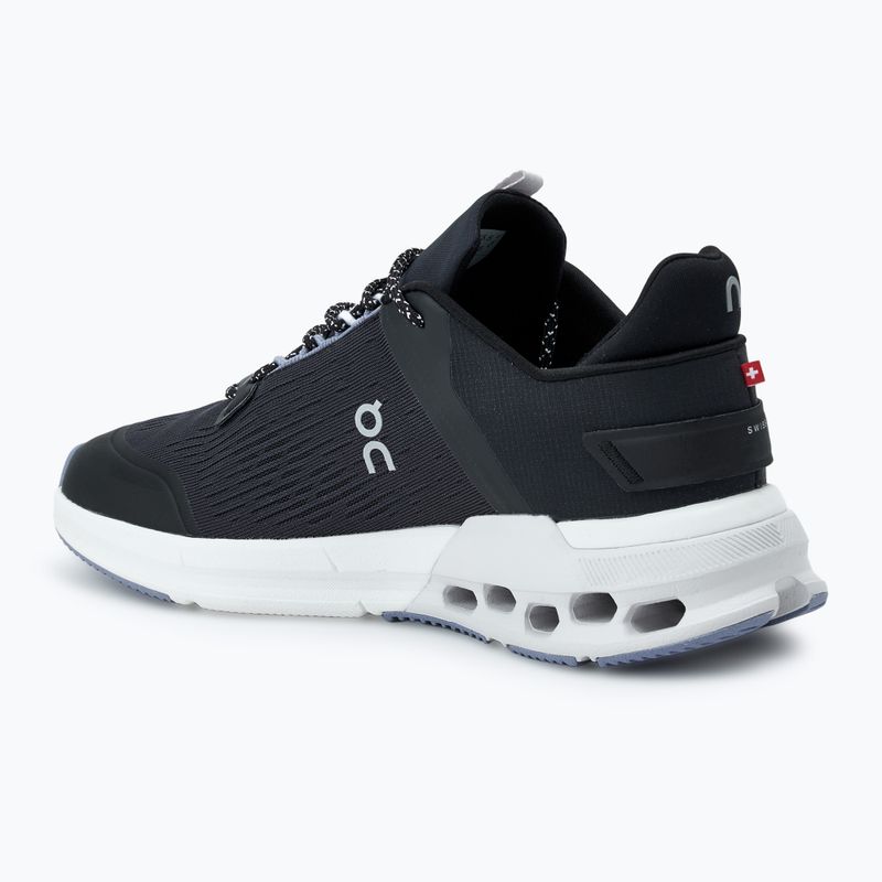 Încălțăminte de alergare pentru femei On Running Cloudnova Flux undyed black/feather 3