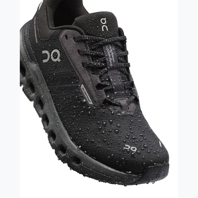 Încălțăminte de alergat pentru femei On Cloudrunner 2 Waterproof magnet/black 14