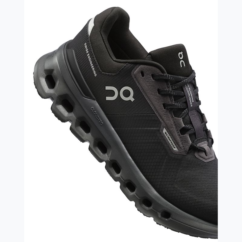 Încălțăminte de alergat pentru femei On Cloudrunner 2 Waterproof magnet/black 15