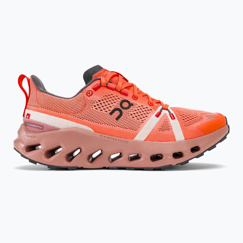 Încălțăminte de alergat pentru bărbați On Cloudsurfer Trail flame/dustrose 2