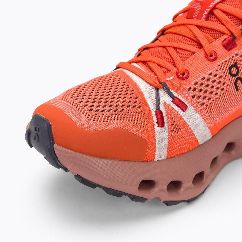 Încălțăminte de alergat pentru femei On Cloudsurfer Trail flame/dustrose 7