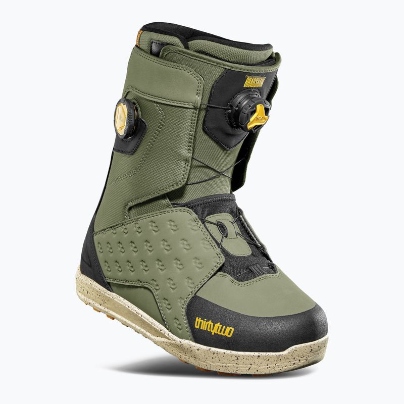 Încălțăminte de snowboard pentru bărbați ThirtyTwo Lashed Double Boa Bradhsaw ʼ25 olive/black 6