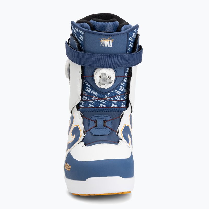 Încălțăminte de snowboard pentru bărbați ThirtyTwo Lashed Double Boa Zeb ʼ25 navy/white 3