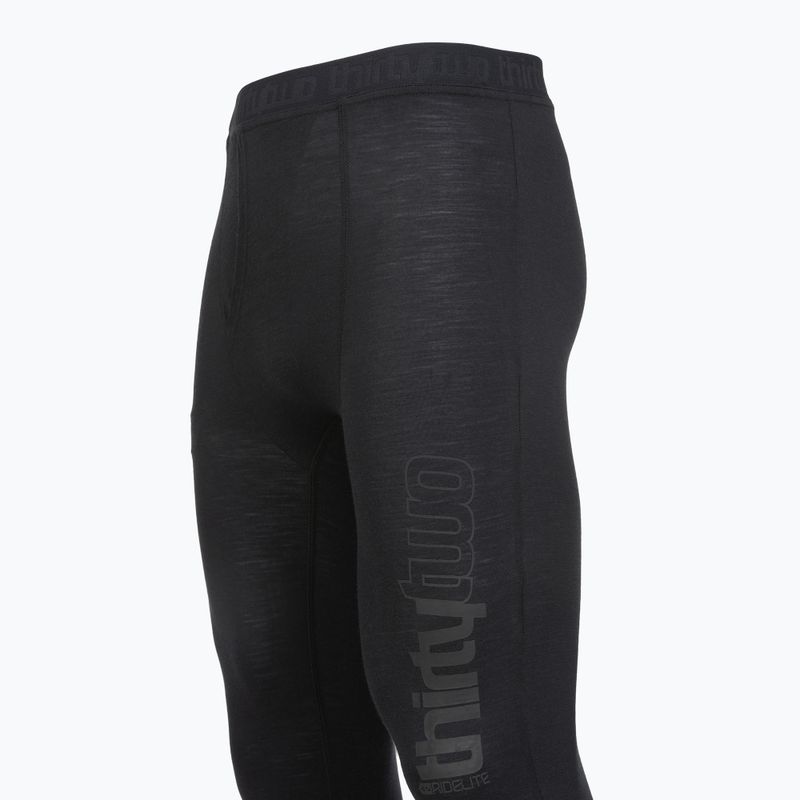 Pantaloni termoactivi pentru bărbați ThirtyTwo Ridelite Merino black/black 4