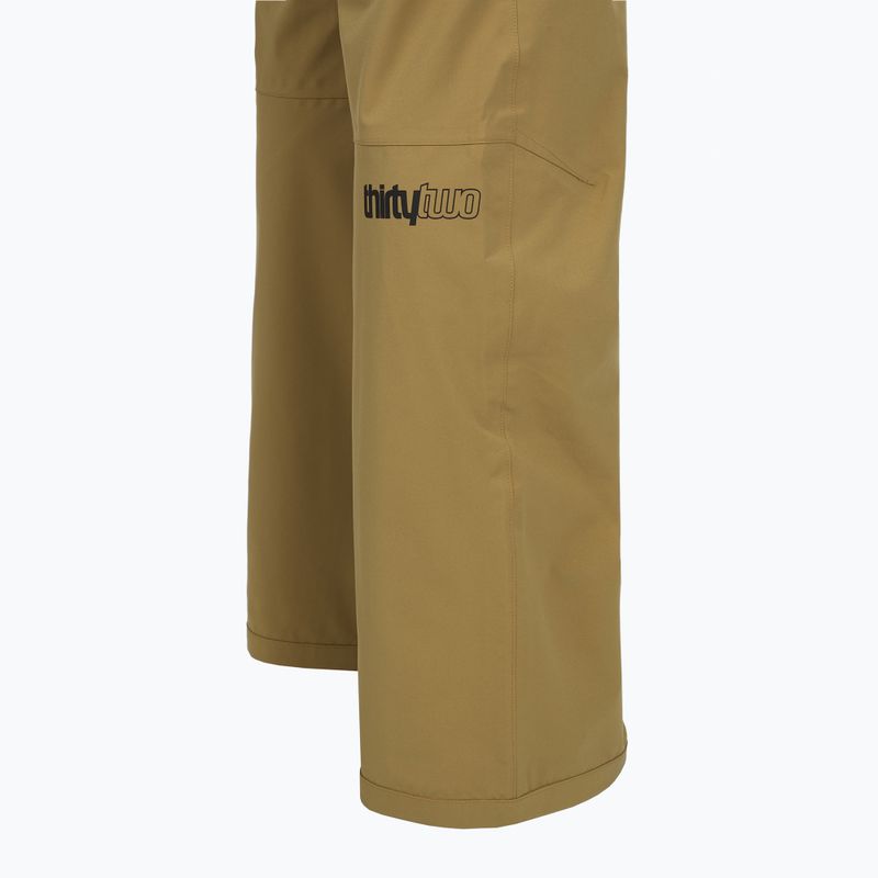 Pantaloni de snowboard pentru bărbați ThirtyTwo Wooderson khaki 4