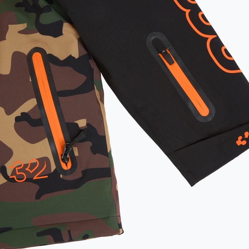 Geacă de snowboard pentru copii ThirtyTwo Grasser Insulated black/orange 4
