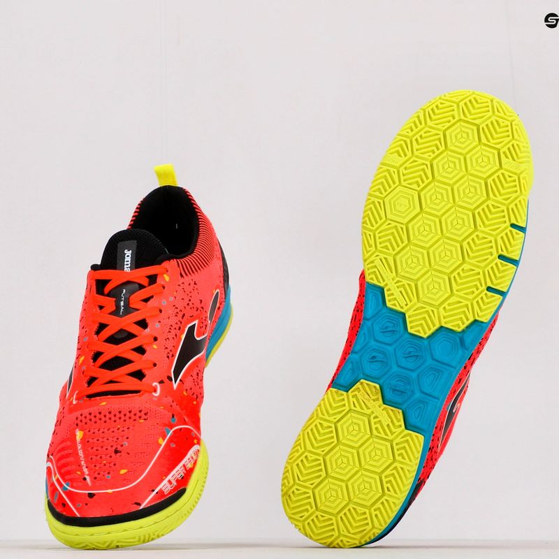 Joma Tactico IN ghete de fotbal pentru bărbați coral/turquoise 13